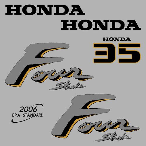 1 kit stickers HONDA 35cv serie 1