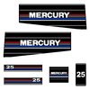1 kit stickers MERCURY 25cv serie 6