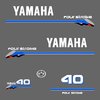 1 kit stickers YAMAHA 40cv serie 3