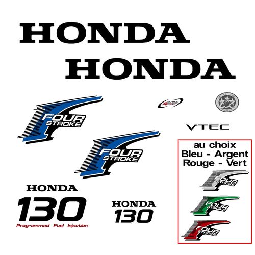 1 kit Stickers HONDA 130 cv serie 2