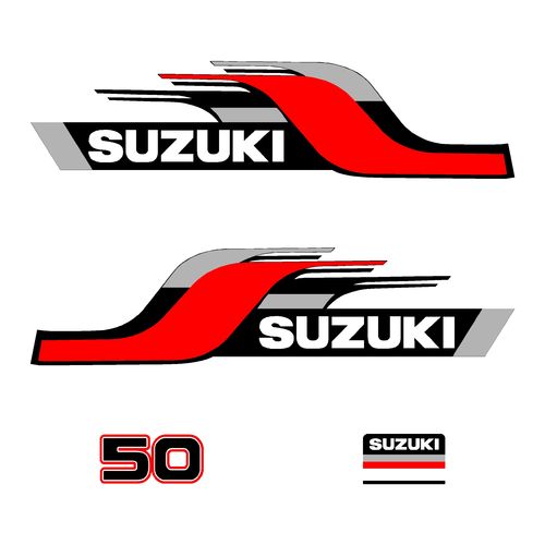1 kit stickers SUZUKI 50cv serie 9