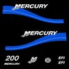 kit stickers MERCURY 200cv EFI serie 2 D
