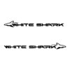 2 Stickers WHITE SHARK KELT ref 4