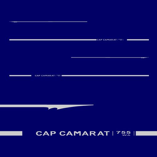 kit de 2 stickers CAP CAMARAT 755 WA JEANNEAU ref 28