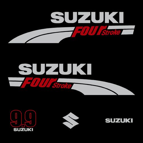 1 kit stickers SUZUKI 9.9 cv DF serie 1