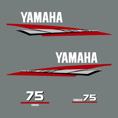 1 kit stickers YAMAHA 75 cv serie 6