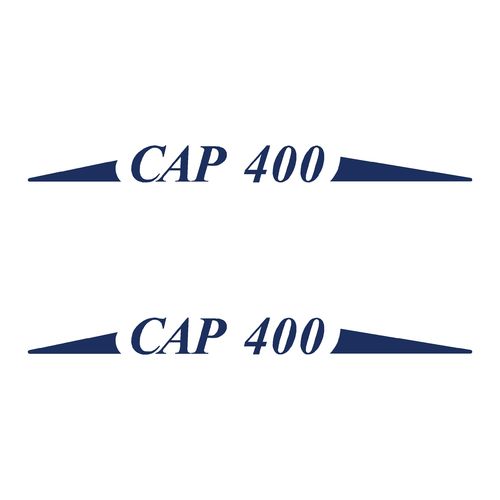 2 stickers JEANNEAU RIGIFLEX CAP 400 ref 38