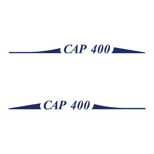 2 stickers JEANNEAU RIGIFLEX CAP 400 ref 39