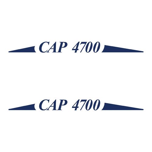 2 stickers JEANNEAU RIGIFLEX CAP 4700 ref 40
