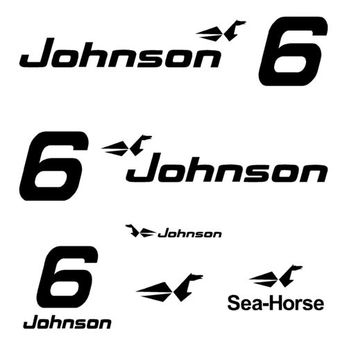 kit stickers JOHNSON 6 cv serie 0