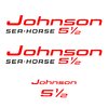 kit stickers JOHNSON 5 cv 1/2 serie 8