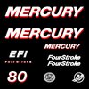 kit stickers MERCURY 80cv EFI serie 1