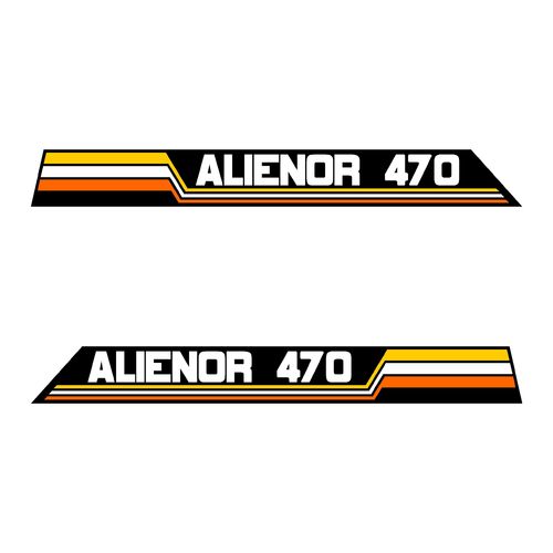 2 Stickers OCQUETEAU ALIENOR 470 ref 29 série 3
