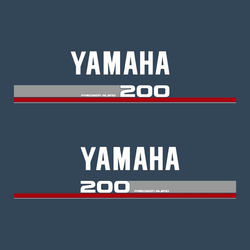 kit stickers YAMAHA 200 cv v6 serie 9