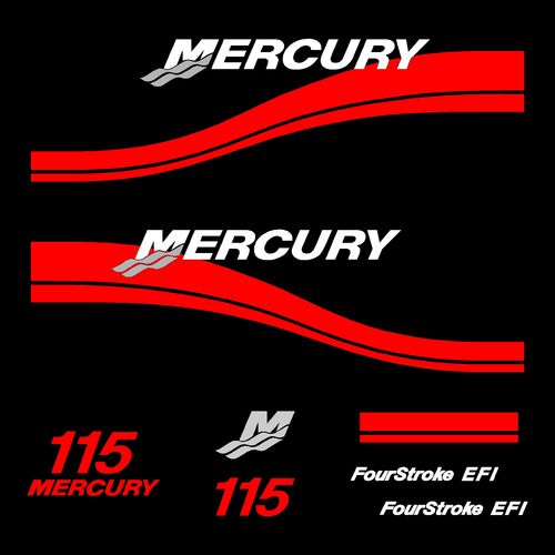 kit stickers MERCURY 115cv serie 2