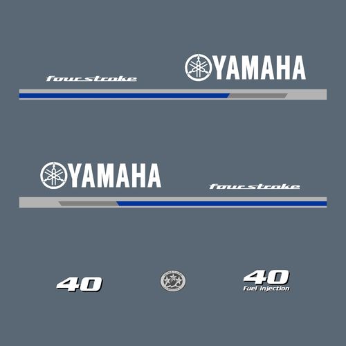 1 kit stickers YAMAHA 40 cv serie 1