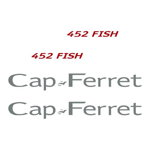 stickers CAP FERRET 452 FISH ref 16 B2 MARINE