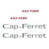 stickers CAP FERRET 452 FISH ref 16 B2 MARINE