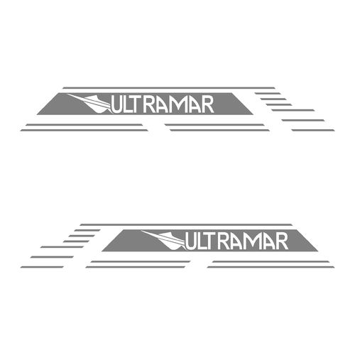 2 Stickers ULTRAMAR ref 9