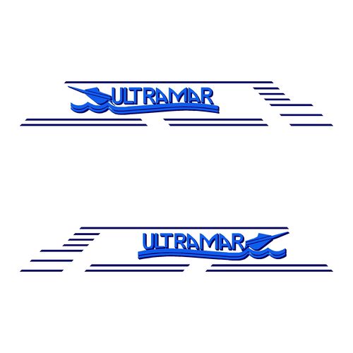 2 Stickers ULTRAMAR ref 11