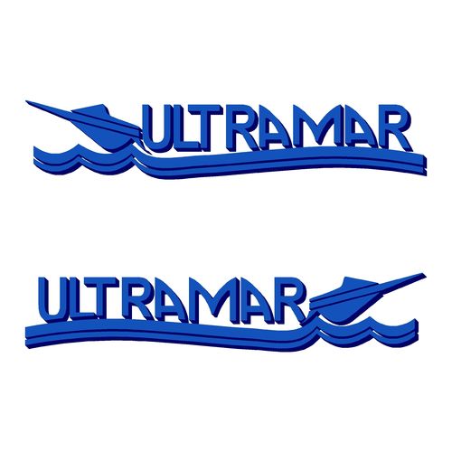 2 Stickers ULTRAMAR ref 12