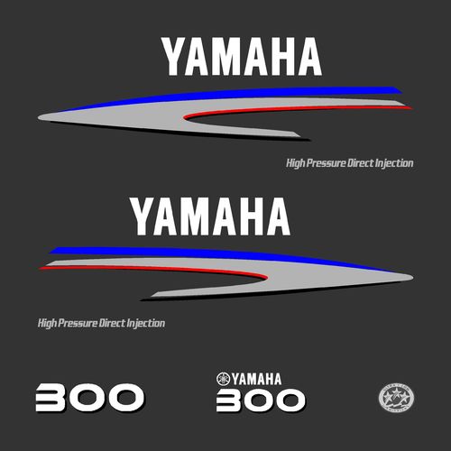 kit stickers YAMAHA 300 cv HPDI serie 2