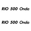 2 Stickers RIO 500 Onda ref 7
