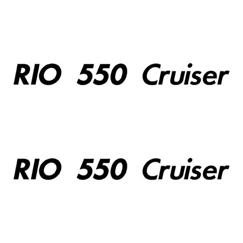 2 Stickers RIO 550 Cruiser ref 12