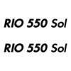 2 Stickers RIO 550 Sol ref 14