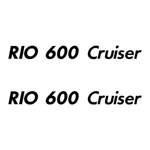 2 Stickers RIO 600 Cruiser ref 16