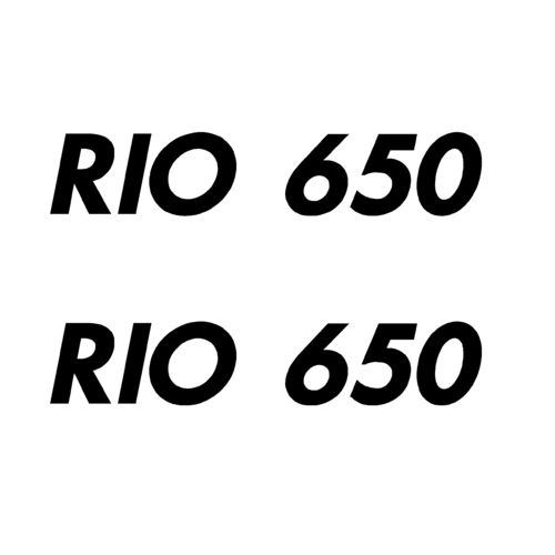 2 Stickers RIO 650 ref 18