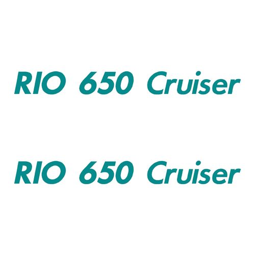 2 Stickers RIO 650 Cruiser ref 20