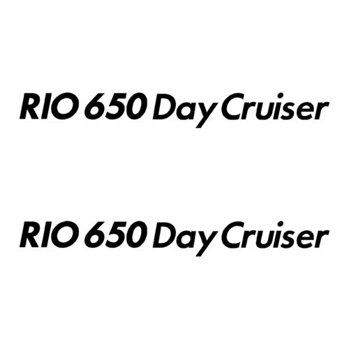 2 Stickers RIO 650 Day Cruiser ref 25