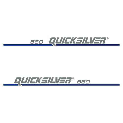 2 stickers QUICKSILVER 560 ref 28
