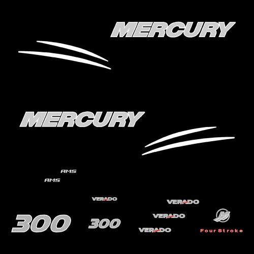 kit stickers MERCURY 300 cv Verado serie 7