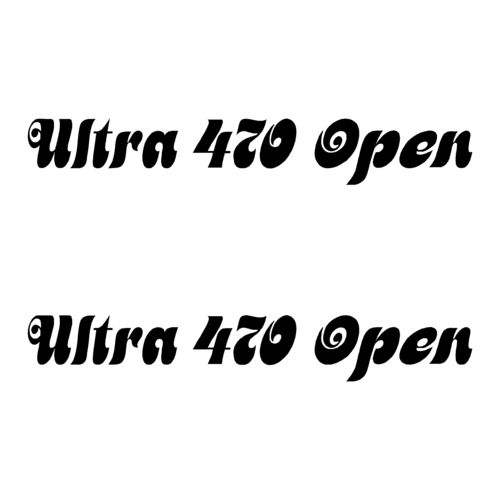 2 Stickers ULTRAMAR ULTRA 470 open ref 14