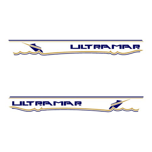 2 Stickers ULTRAMAR ref 22