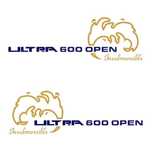 2 Stickers ULTRAMAR ULTRA 600 open ref 24
