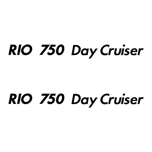 2 Stickers RIO 750 Day Cruiser ref 37