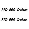 2 Stickers RIO 800 Cruiser ref 40