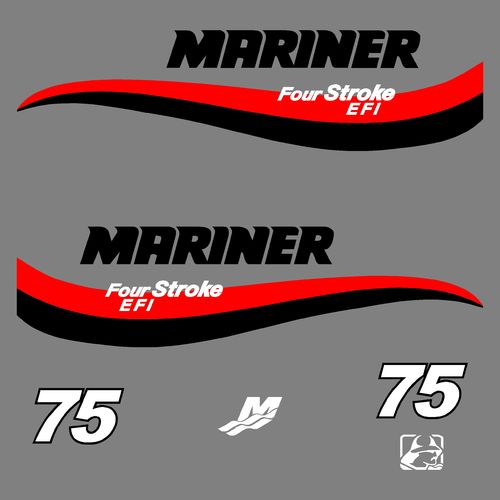 kit sticker MARINER 75cv serie 6