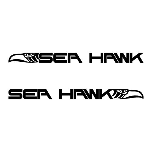 2 stickers SEA HAWK ref 1 chris craft