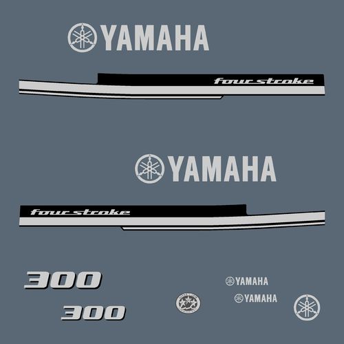 1 kit stickers YAMAHA F 300cv serie 1