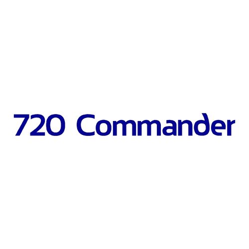 1 Sticker Quicksilver Commander 720 ref 43