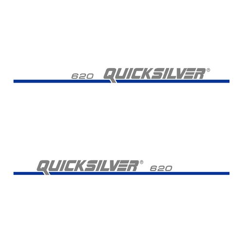 2 stickers QUICKSILVER 620 ref 9
