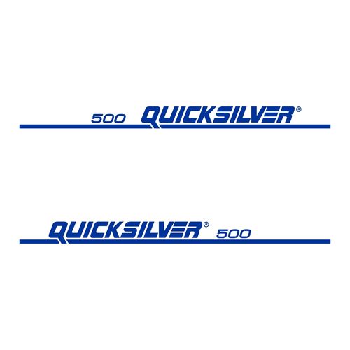 2 stickers QUICKSILVER 500 ref 11