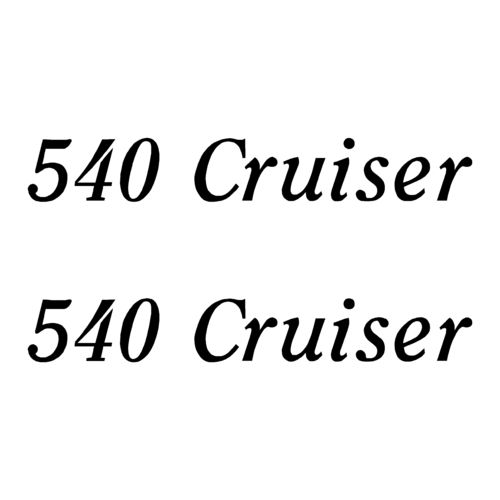 2 Stickers QUICKSILVER 540 Cruiser ref 47