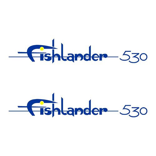 2 Stickers KELT FISHLANDER 530 ref 18