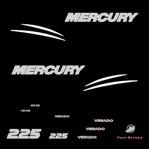 kit stickers MERCURY 225 cv Verado  serie 7