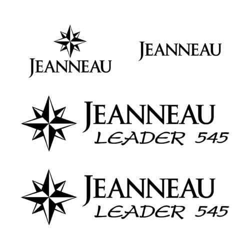 kit stickers JEANNEAU LEADER 545 ref 98